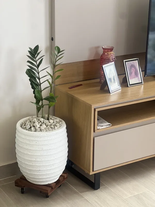 Matera rayada 36cm de alto x 30cm de ancho